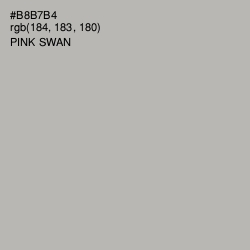 #B8B7B4 - Pink Swan Color Image